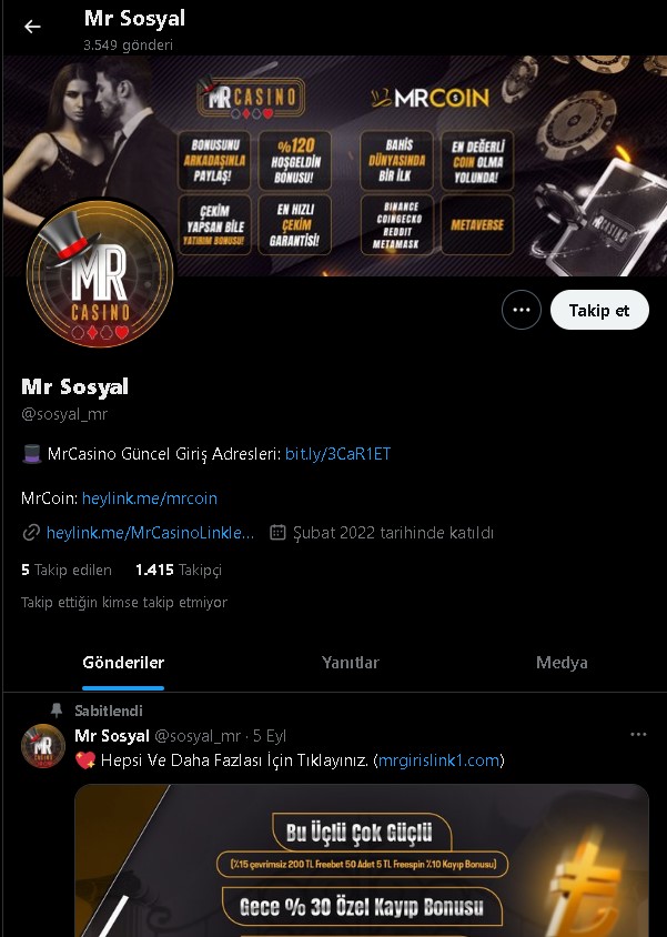 Mrcasino Twitter